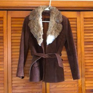 Women’s suede coat